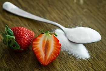 Strawberry and sugar