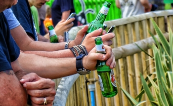 Men drinking