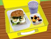 Yellow lunch box
